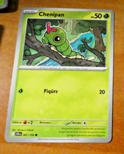 POKEMON AVENTURES ENSEMBLE CARD CARTE CHENIPAN 001/159 JTG FR EV09 MINT 2025 - Image 1
