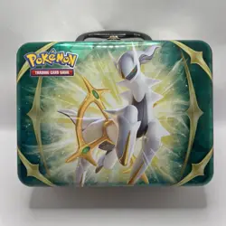 Pokemon TCG Spring 2022 Collectors Chest Lunchbox Tin Arceus Container - EMPTY - Image 1
