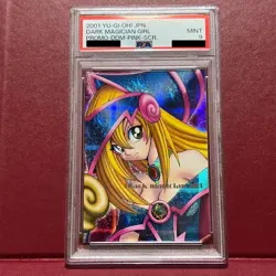 Dark Magician Girl DDM Promo Pink SCR Secret Rare Yu-Gi-Oh 2001 Japanese PSA 9 - Image 1