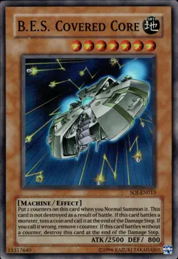 B.E.S. Covered Core - Super Rare SOI-EN013 - LP - YuGiOh - Image 1