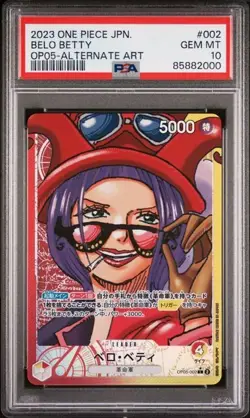 PSA 10 - 2023 One Piece Awakening of the New Era Belo Betty #OP05-002 - ALT Art - Image 1