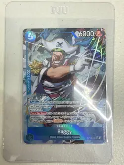 One Piece TCG Buggy OP16-048 ALT ART SR ALTERNATE ART NM The Time of Battle - Image 1