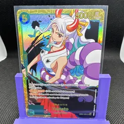 Bandai Yamato OP01-121 Romance Dawn Secret Rare Foil Double Attack 5000 Eng - Image 1