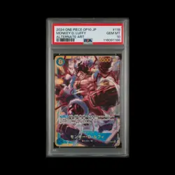 One Piece Slab JP Monkey D. Luffy OP11-118 PSA 10 Gem 2024 - Image 1