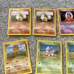 Pokemon Base Set 1999 Lot of 22 Cards - With Duplicates Never Played WOTC - Image 2
