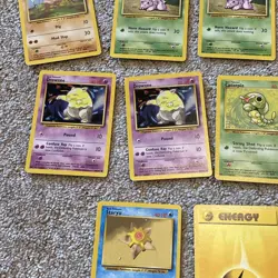 Pokemon Base Set 1999 Lot of 22 Cards - With Duplicates Never Played WOTC - Image 4