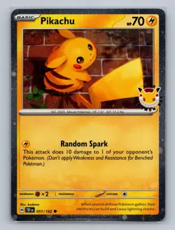 Pokemon Miscellaneous Cards & Products #051/162 Pikachu (Pokemon Day 2026) - Image 1