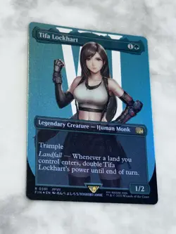 Tifa Lockhart Borderless Foil Final Fantasy Magic the Gathering Card NM/Mint - Image 2