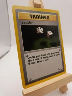 Pokemon Common Trainer Card : Gambler 60/62 (Fossil) - Image 2