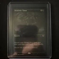 Demonic Tutor (Foil Etched) Commander Masters Foil MTG - Image 1