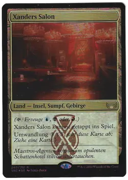 FOIL Xanders Salon / Xander's Lounge - NEW CAPENNA - deutsch (nm +) Cycling - Image 1