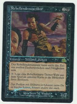 FOIL Rebellendenunziant / Rebel Informer - PROPHECY - deutsch (good +) Rare - Image 1