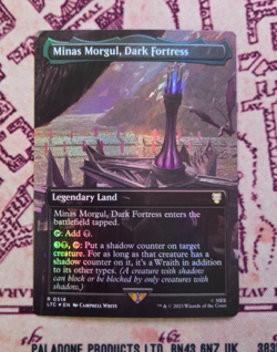 MTG Foil Minas Morgul, Dark Fortress Lord of the Rings Tales of Middle Earth NM - Image 1