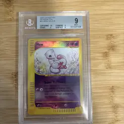 2002 Pokemon Expedition Mew BGS 9 Mint Reverse Holo - With 10 Subgrade - Image 5