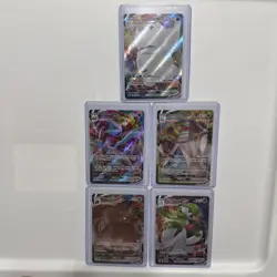 Lot Of 5 Vmax Pokemon Gardevoir Greedent Duraludon Kyurem Darmanitan Sleeved NM - Image 1