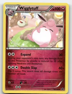 WIGGLYTUFF 66/124 UNCOMMON FATES COLLIDE POKEMON NEAR MINT - Image 2