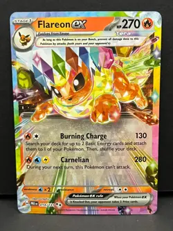 Flareon ex - 014/131 014/131/131 Holo SV: Prismatic Evolutions Pokemon NM - Image 1