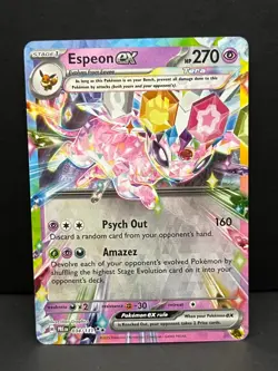Espeon ex 034/131 Holo Double Rare Prismatic Evolutions Pokemon Near Mint - Image 1