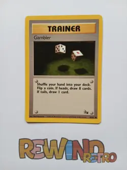 Pokemon TCG Gambler Fossil 60/62 - Image 1