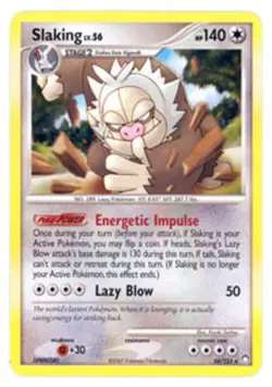 Pokemon - Slaking - 34/123 - Rare - Mysterious Treasures - NM - Image 1