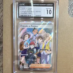 Pokemon Friends in Paldea 137/131 Prismatic Evolutions Ultra Rare Holo CGC 10 - Image 1