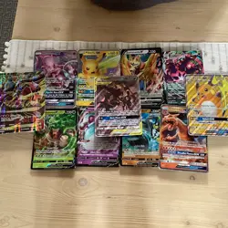 Pokemon TCG TAG TEAM Holo Lot: Mewtwo GX, Pikachu GX, Eternatus VMAX - Image 1