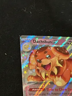 2024 Dachsbun ex - 067/142 Stellar Crown Double Rare Pokemon - Image 3