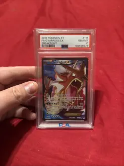 2016 POKEMON XY BREAKPOINT #114 FULL ART/GYARADOS EX PSA 10 - Image 1