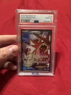 2016 POKEMON XY BREAKPOINT #114 FULL ART/GYARADOS EX PSA 10 - Image 2