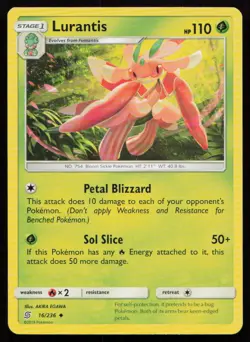Lurantis 16/236 Uncommon Unified Minds Pokemon Lightly Played - Image 1