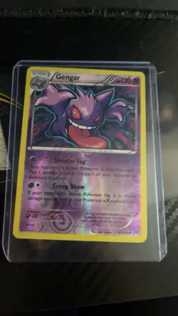 Pokemon TCG Gengar 60/162 Evolutions Reverse Holo Rare 130 HP Stage 2 EN 2016 - Image 1