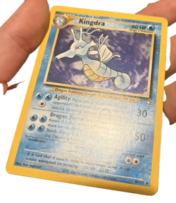 Pokemon TCG Neo Genesis Unlimited 8/111 Kingdra Holo Rare LP - Image 3