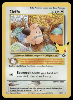 Cleffa 20/111 Classic Collection Celebrations: Classic Collection Pokemon NM - Image 1