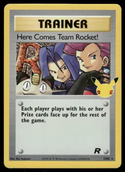 Here Comes Team Rocket! 15/82 Holo Celebrations: Classic Collection Pokemon NM - Image 1
