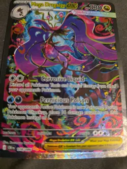 Pokemon TCG Mega Dragalge EX Special Illustration Rare 118/086 NM Chaos Rising - Image 2
