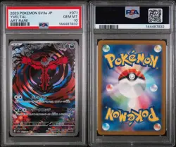 Yveltal Pokemon PSA 10 071/062 - Sv3a: Raging Surf Holo (Japanese) - Image 3