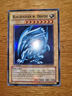 Yugioh BLAUAUGIGER W. DRACHE DPKB-DE001 1. Auflage Deutsch Super Rare - Image 1