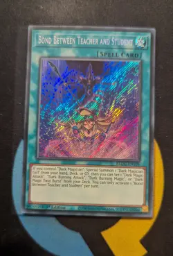 BLGG-EN109 Bond Between Teacher and Student Secret Rare 1st Ed YuGiOh - Image 1