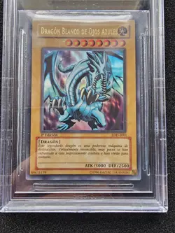 YUGIOH (SPANISH) BLUE EYES WHITE DRAGON 1st Edition Ultra LDD-S001 BGS 8.5 NM-MT - Image 3