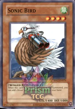 Sonic Bird RP01-EN075 Yugioh - Image 1