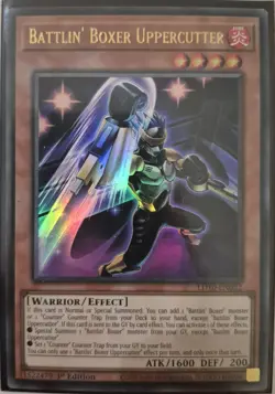 YuGiOh Battlin' Boxer Uppercutter Ultra Rare 1st Edition LD10-EN032 - Image 1