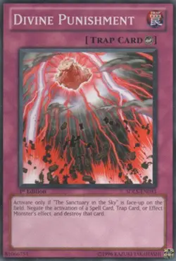 1x (EX) Divine Punishment - SDLS-EN033 - Common - 1st Edition YuGiOh - Image 1