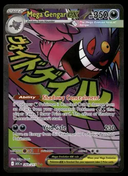 Pokemon Cards Mega Gengar ex 269/217 Ascended Heroes Mega Attack Rare NM *4 - Image 1