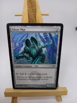 Magic the Gathering 202/249 Silver Myr Scars of Mirrodin Common Lightly Played - Image 1