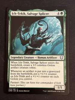 1x Ich-Tekik, Salvage Splicer (233) Commander Legends LP MTG Magic x1 MKE - Image 1