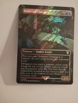 Rohirrim Chargers Borderless Surge Foil NM/M Lord Rings MTG Magic the Gathering - Image 1