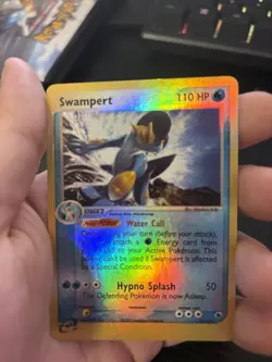 Swampert 13/109 Reverse Holo Ruby & Sapphire 110 HP Holo Rare Pokemon TCG - Image 4