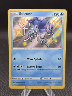 Suicune Shiny SV022/SV122 Pokemon Shining Fates Shiny Vault - NM - Image 1