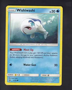 Wishiwashi 31/70 Common Dragon Majesty Pokemon Near Mint - Image 1