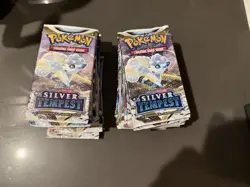 Pokemon TCG: Silver Tempest Booster Pack Lot (28 Packs Total) - Image 1